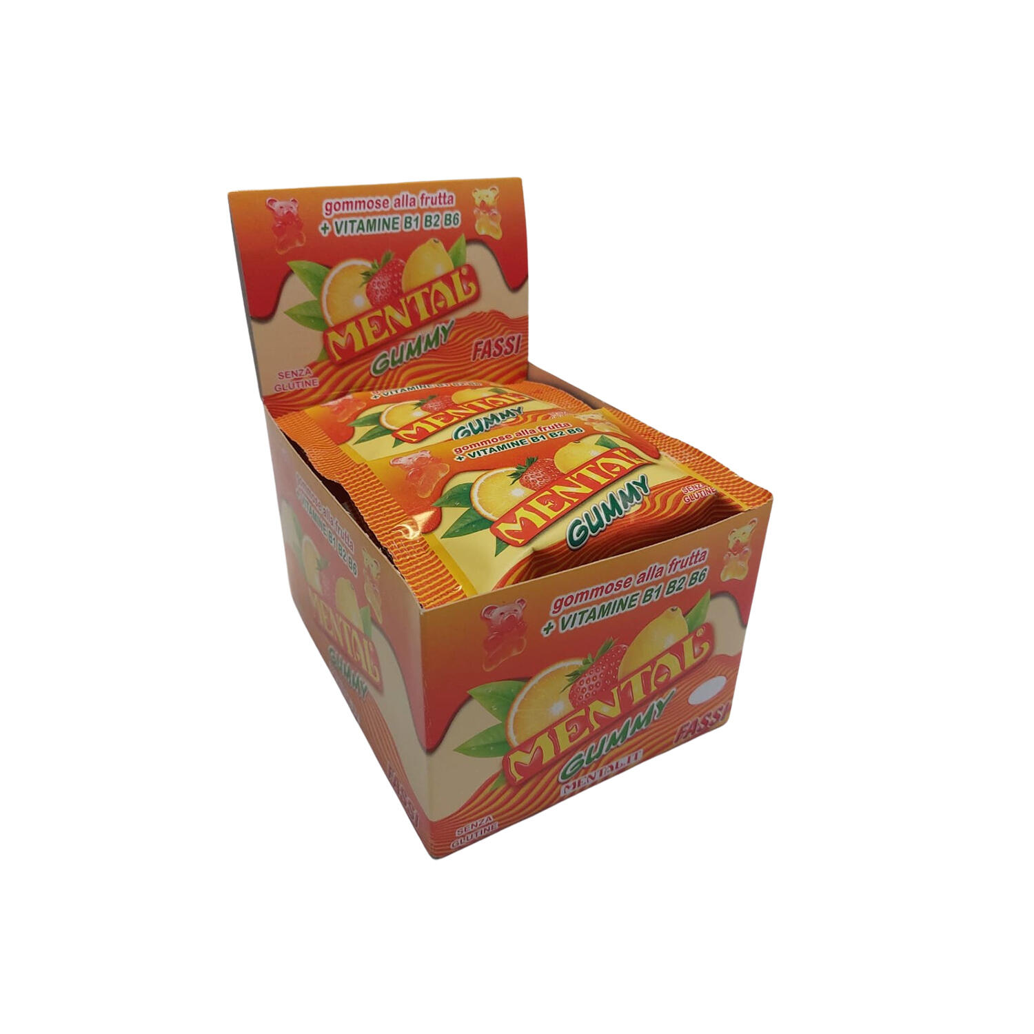 Fruit Gummies + Vitamins B1 B2 B6 - 42 g - Single Pack  - Sachets