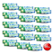 Stick Rettangolare Eucaliptus - Confezione da 30PZ
